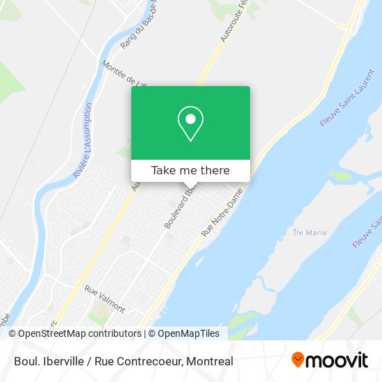 Boul. Iberville / Rue Contrecoeur map