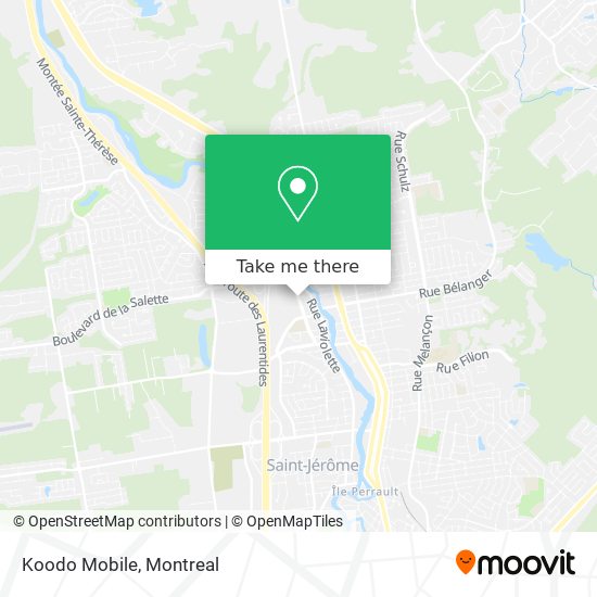 Koodo Mobile map