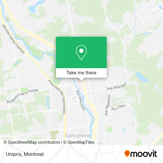 Uniprix map