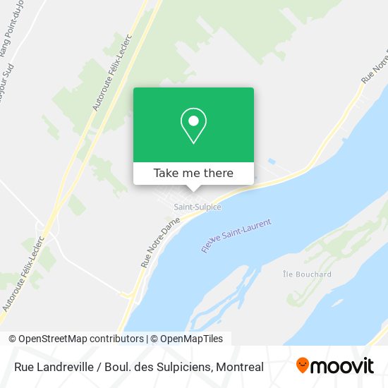 Rue Landreville / Boul. des Sulpiciens map