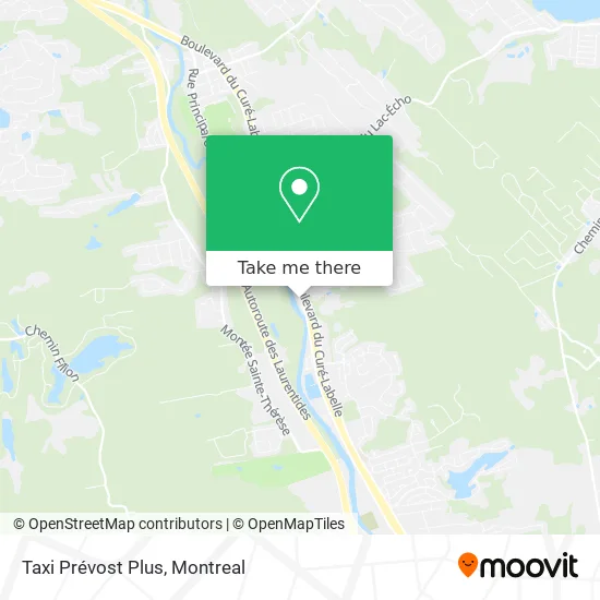 Taxi Prévost Plus map