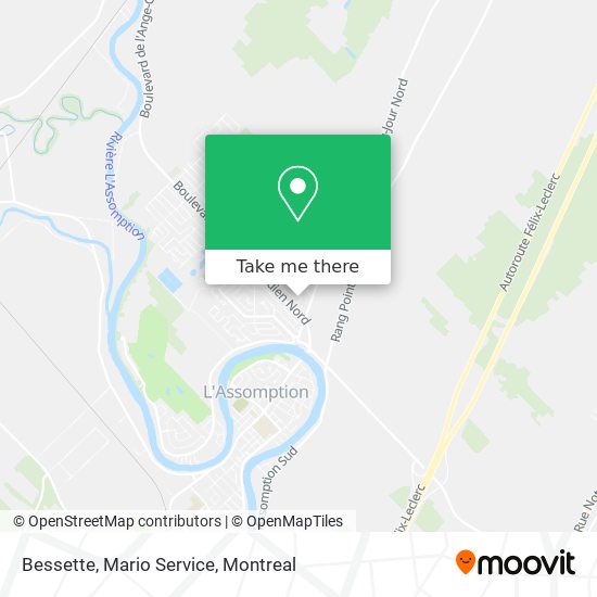 Bessette, Mario Service map