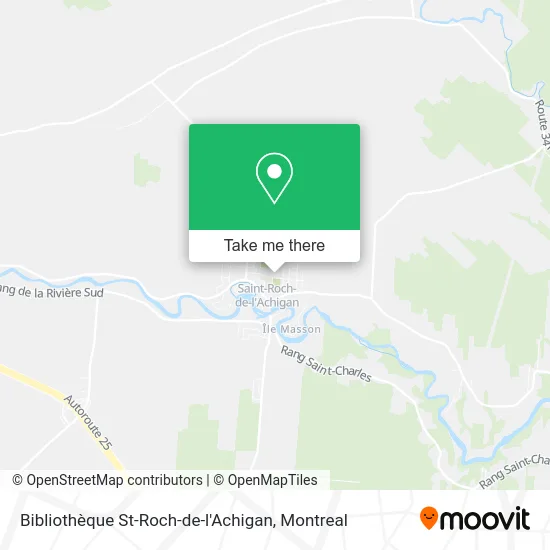 Bibliothèque St-Roch-de-l'Achigan map