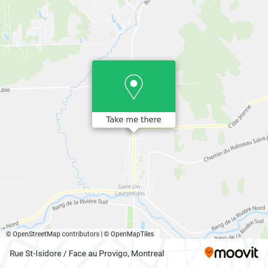 Rue St-Isidore / Face au Provigo map