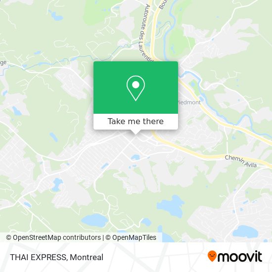 THAI EXPRESS map