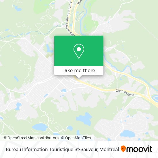 Bureau Information Touristique St-Sauveur map