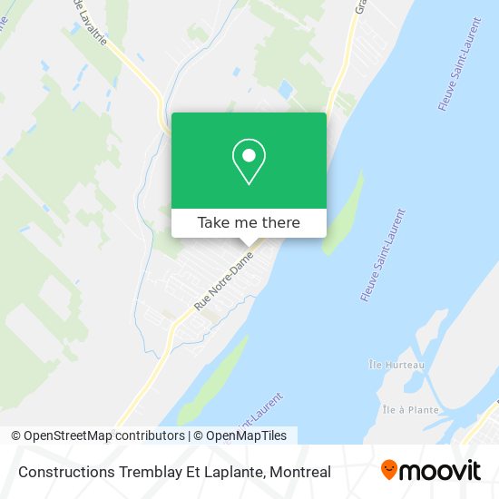 Constructions Tremblay Et Laplante map