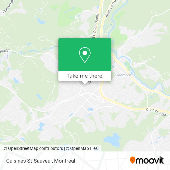 Cuisines St-Sauveur map