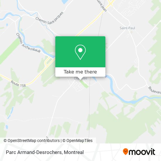 Parc Armand-Desrochers map