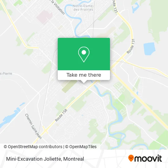 Mini-Excavation Joliette map