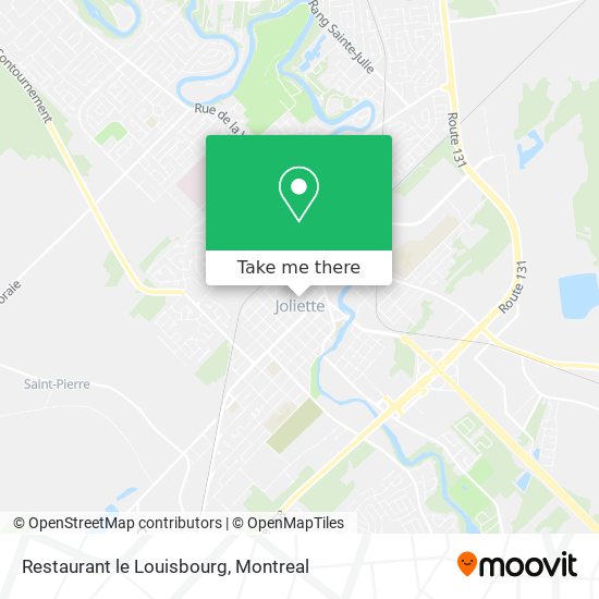 Restaurant le Louisbourg map