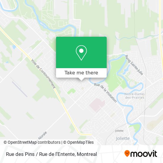 Rue des Pins / Rue de l'Entente map