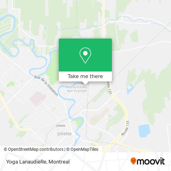 Yoga LanaudièRe map