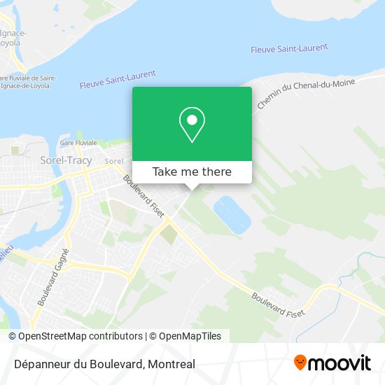 Dépanneur du Boulevard map