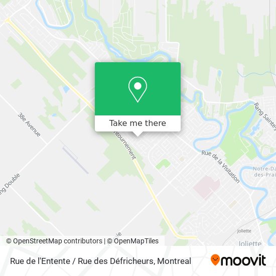 Rue de l'Entente / Rue des Défricheurs map
