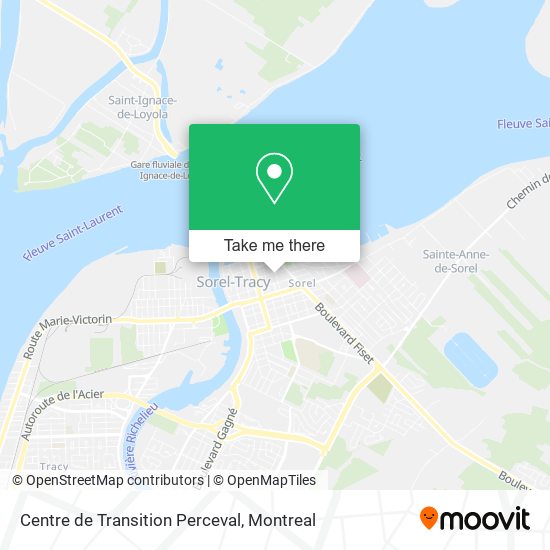 Centre de Transition Perceval map