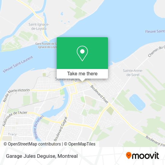 Garage Jules Deguise map
