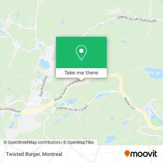 Twisted Burger map