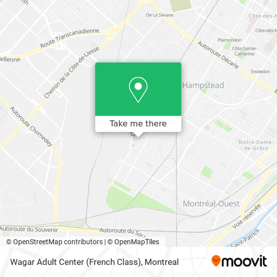 Wagar Adult Center (French Class) map