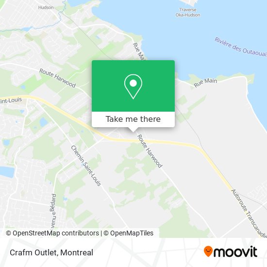Crafm Outlet map