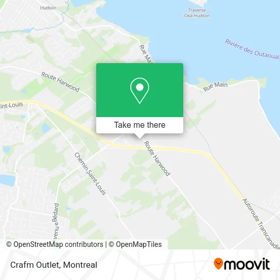 Crafm Outlet map