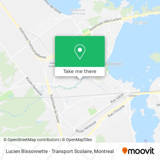 Lucien Bissonnette - Transport Scolaire map