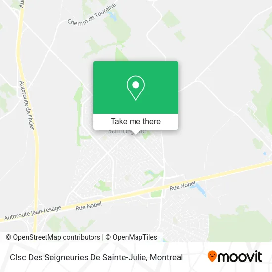Clsc Des Seigneuries De Sainte-Julie map