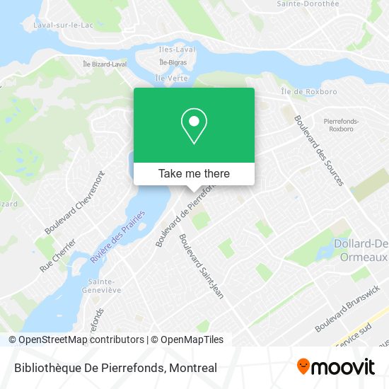 Bibliothèque De Pierrefonds map