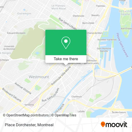 Place Dorchester map