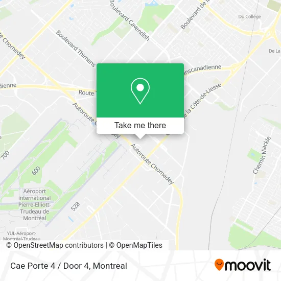 Cae Porte 4 / Door 4 map