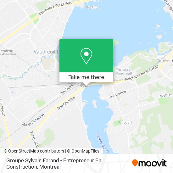 Groupe Sylvain Farand - Entrepreneur En Construction map