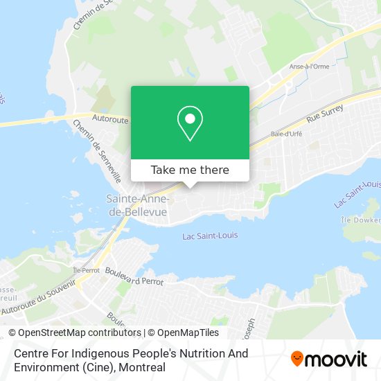 Centre For Indigenous People's Nutrition And Environment (Cine) map