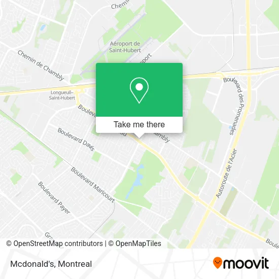 Mcdonald's map
