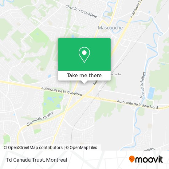 Td Canada Trust map