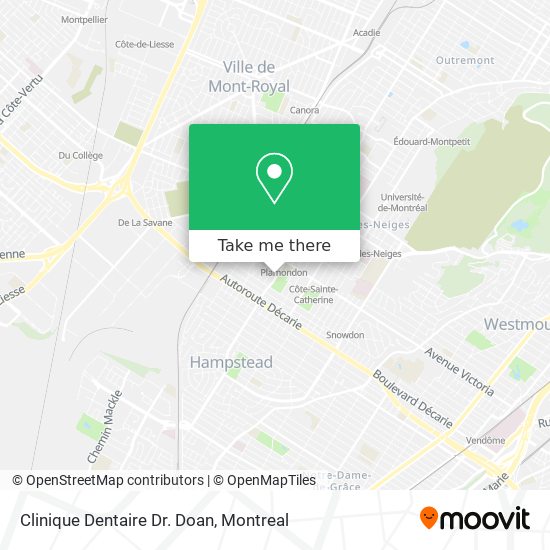 Clinique Dentaire Dr. Doan map