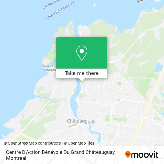 Centre D'Action Bénévole Du Grand Châteauguay map