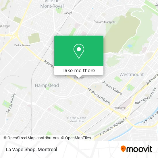 La Vape Shop map