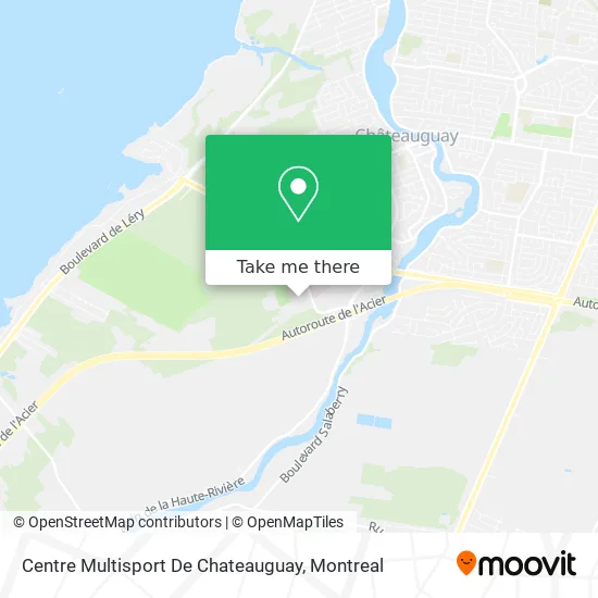 Centre Multisport De Chateauguay map
