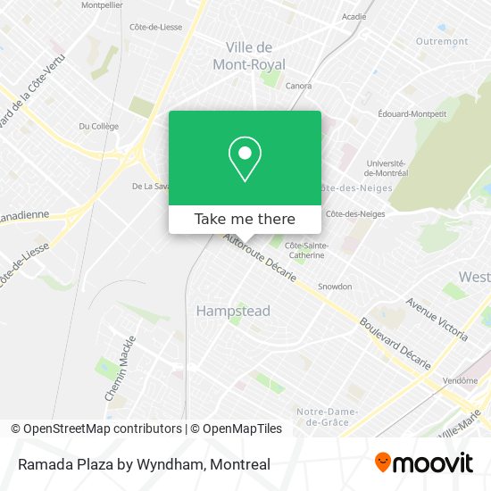 Ramada Plaza by Wyndham map