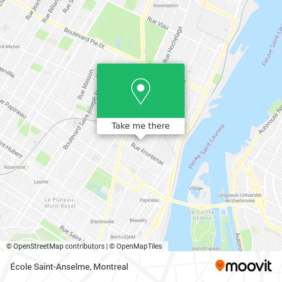 École Saint-Anselme map