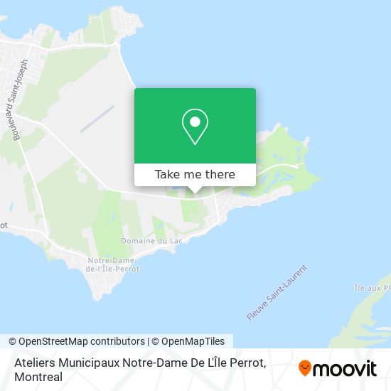 Ateliers Municipaux Notre-Dame De L'Île Perrot map