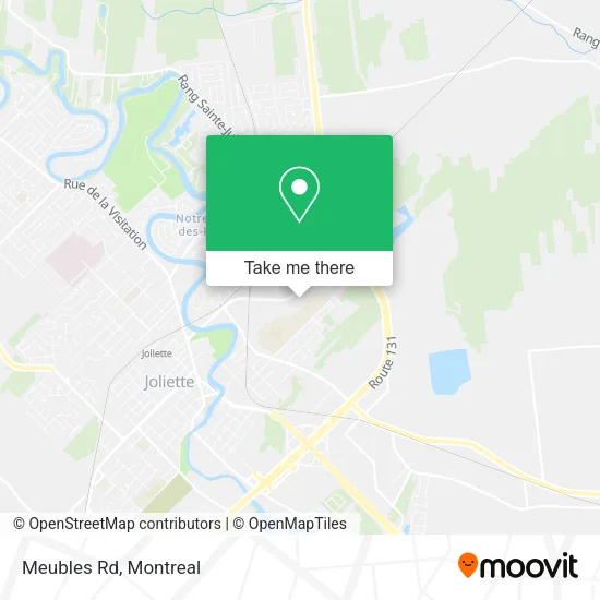 Meubles Rd map