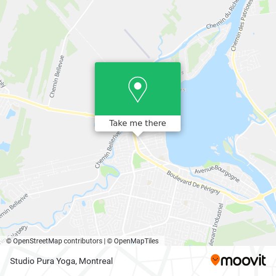 Studio Pura Yoga map