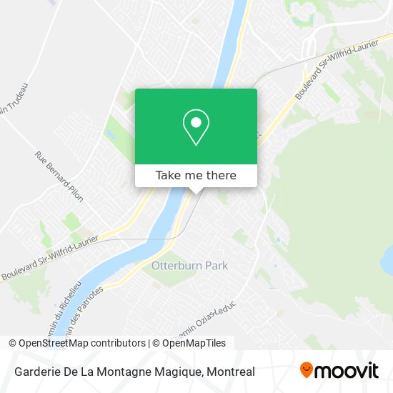 Garderie De La Montagne Magique map