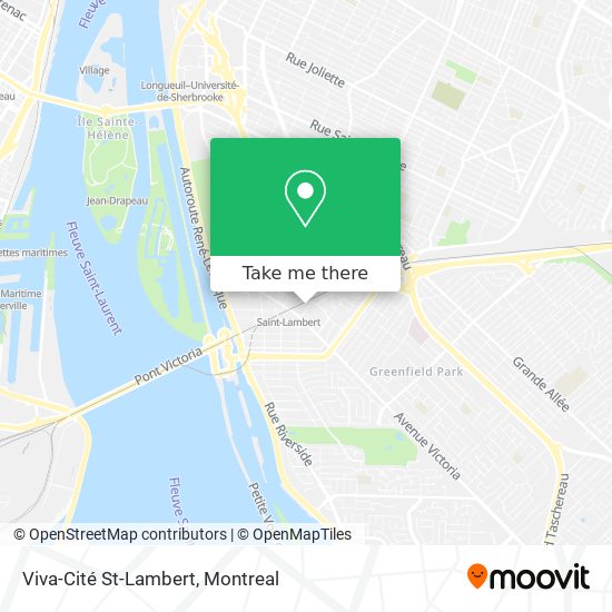 Viva-Cité St-Lambert map