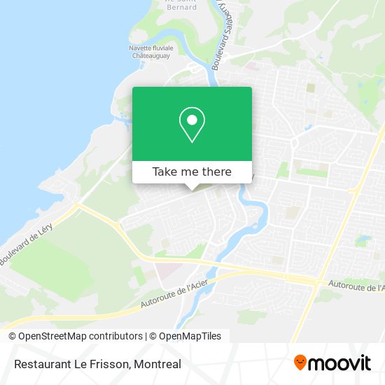 Restaurant Le Frisson map