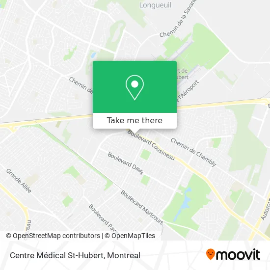 Centre Médical St-Hubert map