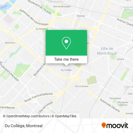 Du Collège map
