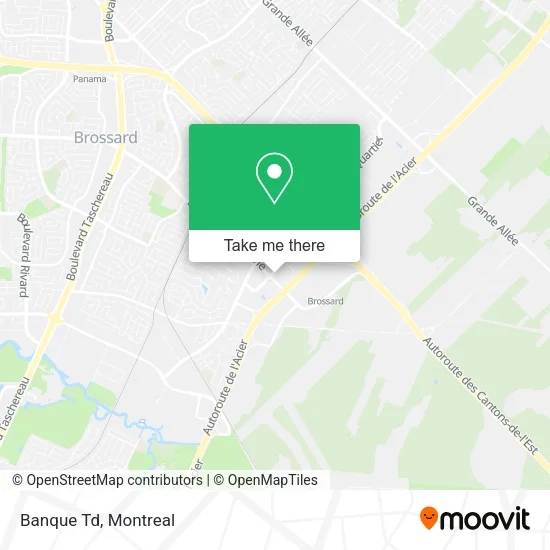 Banque Td map