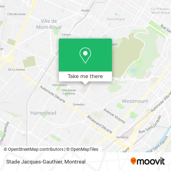 Stade Jacques-Gauthier map